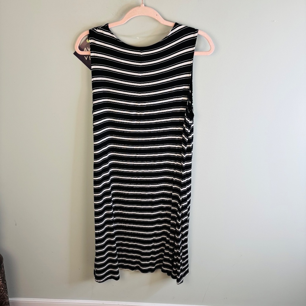 Ava & Viv Striped Sleeveless Dress NWT Size X(14W) - Picture 4 of 4